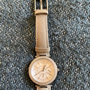 New Michael Kors leather watch